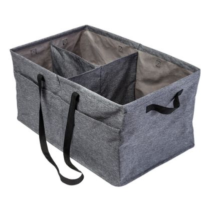 Picture of Honey Can Do Large Trunk Organizer, 13in x 15-3/4in x 25-1/2in, Gray