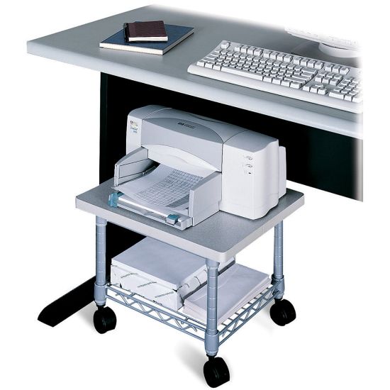 Picture of Safco Underdesk Printer/Fax Stand, Gray