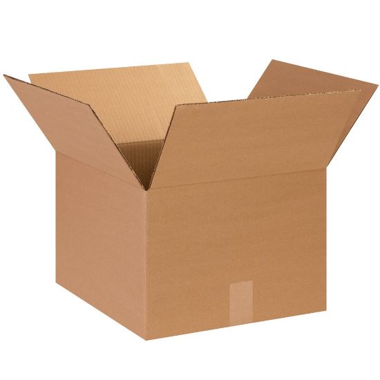 Picture of Partners Brand Corrugated Boxes, 14in x 14in x 10in, Kraft, Pack Of 25