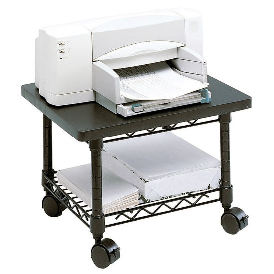 Picture of Safco Under-Desk Printer/Fax Stand, Black