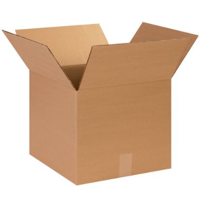 Picture of Partners Brand Corrugated Boxes, 14in x 14in x 12in, Kraft, Pack Of 25