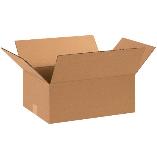 Picture of Partners Brand Corrugated Boxes, 15in x 11in x 6in, Kraft, Pack Of 25