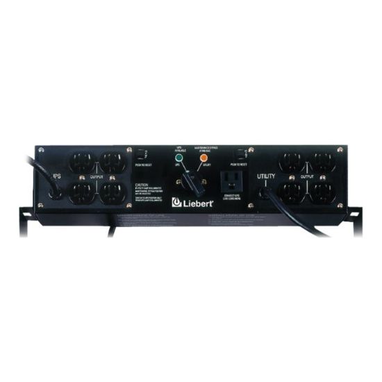 Picture of Vertiv Liebert MPH2 Metered Outlet Switched Rack Mount PDU - 60A, 200-240V, Three-Phase 18 Outlets (6 C13 + 12 C19), 200-240V, Hardwire 3P4W, Vertical 0U"