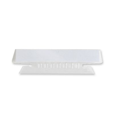 Picture of Sparco Plastic Tabs, 3-1/2in, Clear, Pack of 25