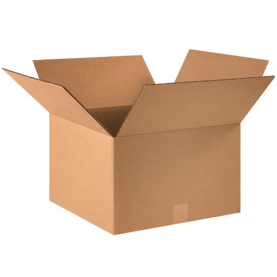 Picture of Partners Brand Corrugated Boxes, 16in x 16in x 10in, Kraft, Pack Of 25