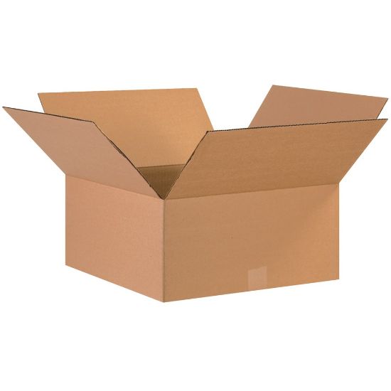 Picture of Partners Brand Corrugated Boxes, 17in x 17in x 8in, Kraft, Pack Of 20