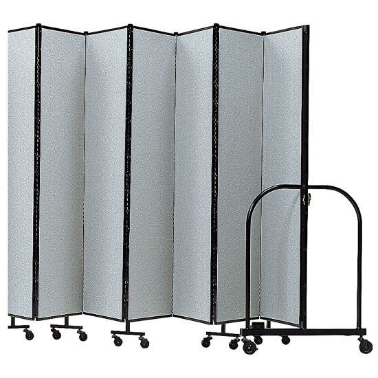 Picture of Screenflex Portable Room Partition Divider, 72inH x 245inW, Gray