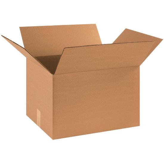 Picture of Partners Brand Corrugated Boxes, 18in x 14in x 14in, Kraft, Pack Of 20