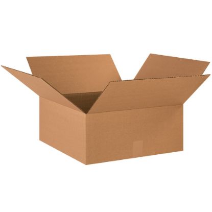 Picture of Partners Brand Corrugated Boxes, 18in x 18in x 8in, Kraft, Pack Of 25