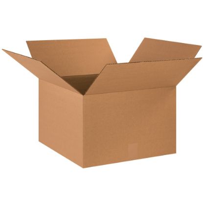 Picture of Partners Brand Corrugated Boxes, 18in x 18in x 12in, Kraft, Pack Of 20