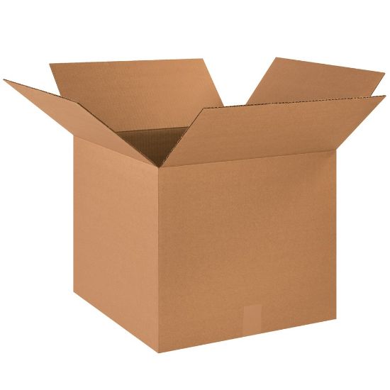 Picture of Partners Brand Corrugated Boxes, 18in x 18in x 16in, Kraft, Pack Of 20