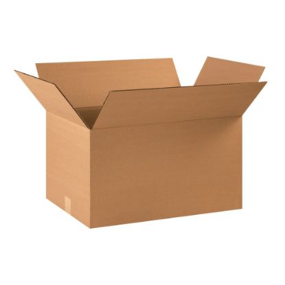 Picture of Office Depot Brand Corrugated Cartons, 22in x 14in x 12in, Kraft, Pack Of 20