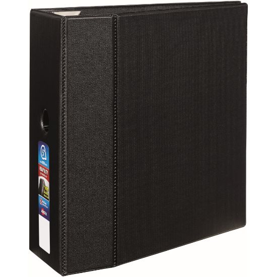 Picture of Avery Heavy-Duty 3-Ring Binder With Locking One-Touch EZD Rings, 5in D-Rings, Black