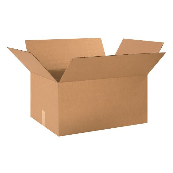 Picture of Partners Brand Corrugated Boxes, 24in x 18in x 12in, Kraft, Pack Of 10