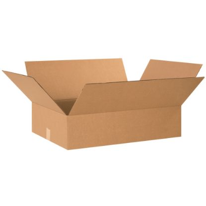 Picture of Partners Brand Flat Corrugated Boxes, 24in x 18in x 6in, Kraft, Pack Of 20