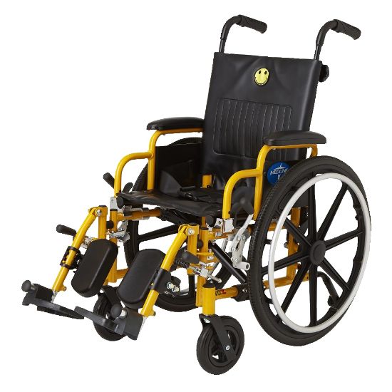 Picture of Medline Kidz Pediatric Wheelchair, Yellow