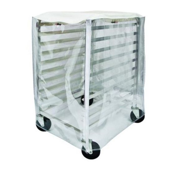 Picture of Winco 10-Tier Pan Rack Cover, Clear