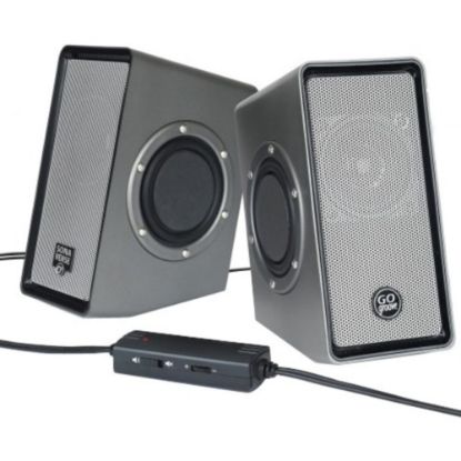 Picture of GOgroove SonaVERSE O2 2.0 Speaker System - 7 W RMS - Gray - 120 Hz to 20 kHz - USB