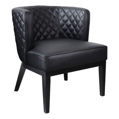 Picture of Boss Office Products Ava CaressoftPlus Accent Chair, Black