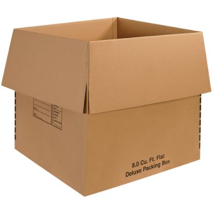 Picture of Partners Brand Deluxe Packing Boxes, 24inH x 24inW x 24inD, Kraft, Pack Of 10