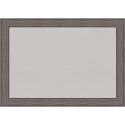 Picture of Amanti Art Cork Bulletin Board, 41in x 29in, Gray, Country Barnwood Wood Frame