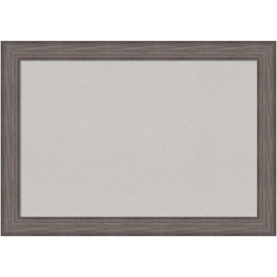 Picture of Amanti Art Cork Bulletin Board, 41in x 29in, Gray, Country Barnwood Wood Frame