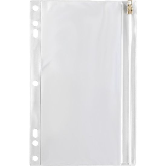 Picture of Sparco Vinyl Ring Binder Pocket, 6in x 9 1/2in, Clear