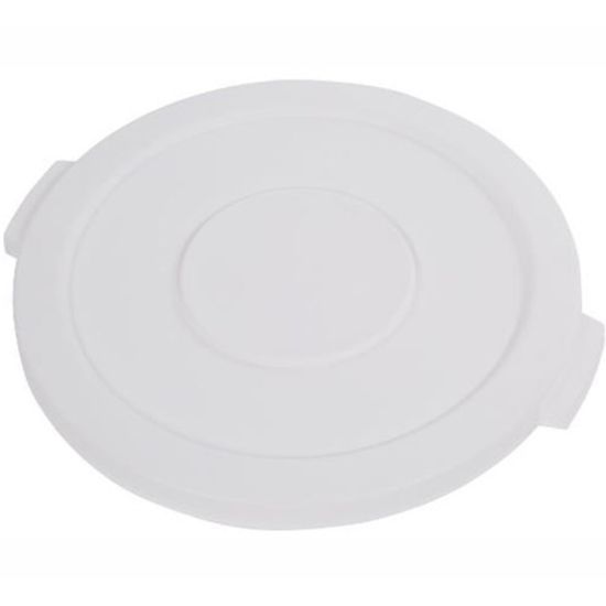 Picture of Carlisle Bronco Waste Container Lid, 1-1/4inH x 23inW x 20inD, White