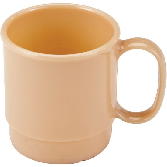 Picture of Cambro Camwear Dinnerware Mugs, 7.5 Oz, Beige, Pack Of 48 Mugs