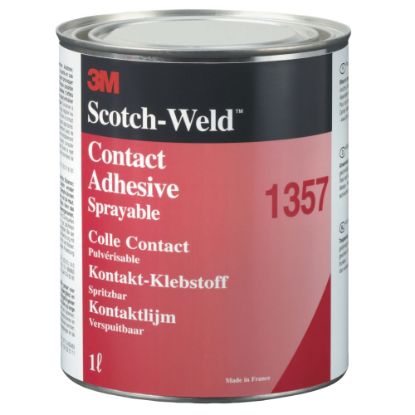 Picture of 3M 1357 Scotch-Weld Neoprene High-Performance Contact Adhesive, Gray, 32 Oz