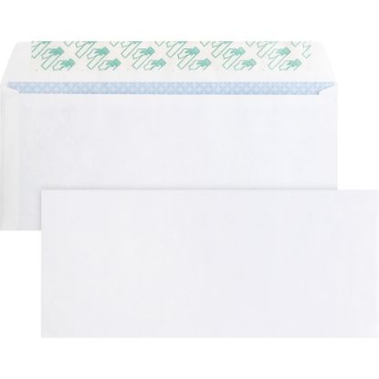 Picture of Business Source Regular Tint Peel/Seal Envelopes - Business - #10 - 9 1/2in Width x 4 1/8in Length - 24 lb - Peel & Seal - Wove - 500 / Box - White