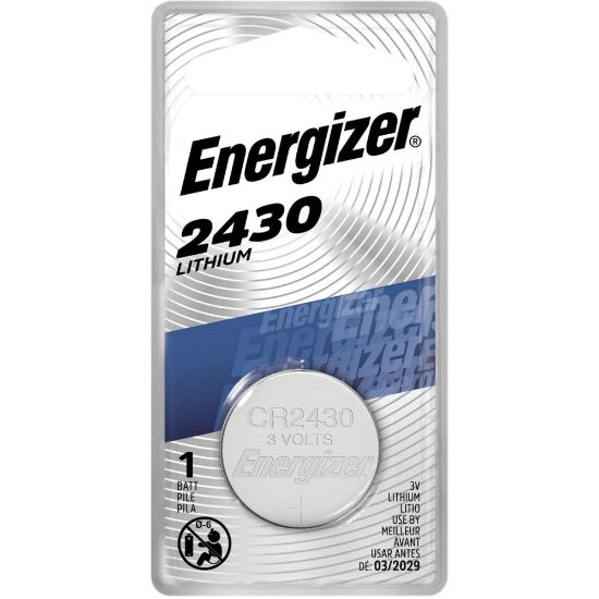 Picture of Energizer 3-Volt Lithium Watch/Electronic Battery, EVEECR2430BP