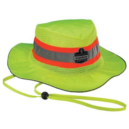 Picture of Ergodyne Chill-Its 8935MF Evaporative Microfiber Ranger Hat, Small/Medium, Lime