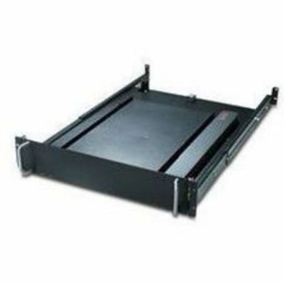 Picture of APC 19in Rotating Keyboard Drawer - 2U - 3.5in Height x 17.5in Width x 28in Depth - Black