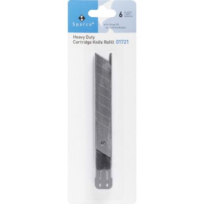 Picture of Sparco Products Cartridge Utility Knife Refill Cartridge, Pack Of 6 Blades