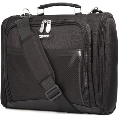 Picture of Mobile Edge Express Carrying Case (Briefcase) for 16in Notebook, Chromebook - Black - 1680D Ballistic Nylon Body - Shoulder Strap, Handle - 12.3in Height x 15.5in Width x 3in Depth