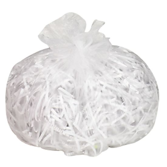 Picture of Genuine Joe 0.01 mil Trash Bags, 60 gal, 38inH x 60inW, Clear, 200 Bags