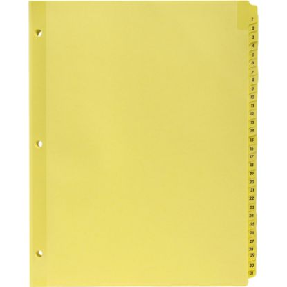 Picture of Sparco 1-31 Index Dividers, 8-1/2in x 11in, Buff