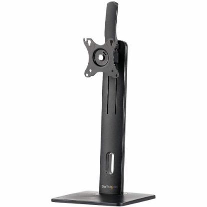 Picture of StarTech.com Free Standing Single Monitor Mount, Height Adjustable Ergonomic Monitor Desk Stand, For VESA Mount Displays up to 32in (15lb)