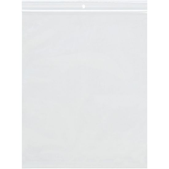 Picture of Partners Brand 2 Mil Reclosable Poly Bags With Hang Hole, 9in x 12in, Clear, Case Of 1000