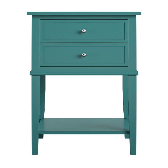 Picture of Ameriwood Home Franklin Accent Table, 28inH x 22inW x 15-1/2inD, Emerald