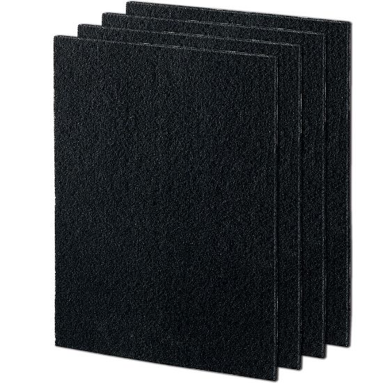 Picture of Fellowes AeraMax Carbon Filters, Medium, 13-13/16in x 10-1/8in, Pack Of 4 Filters