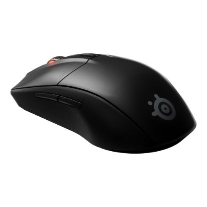 Picture of SteelSeries Rival 3 Wireless - Mouse - ergonomic - right-handed - optical - 6 buttons - wireless - 2.4 GHz, Bluetooth 5.0 - USB wireless receiver - matte black