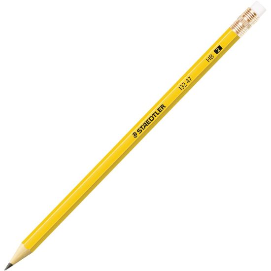 Picture of STAEDTLER Presharpened Pencils, Presharpened, #2HB, Yellow Barrel, Pack of 12