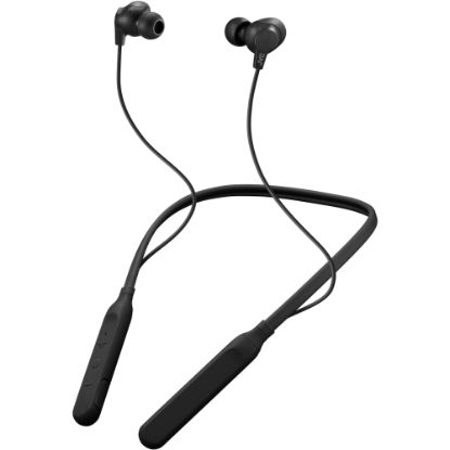 Picture of JVC Wireless In-Ear Headphones - Stereo - Wireless - Bluetooth - 33 ft - 16 Ohm - 20 Hz - 20 kHz - Behind-the-neck - Binaural - In-ear - Black