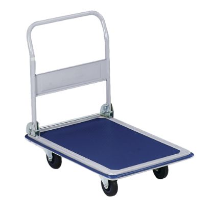 Picture of Sparco Folding Platform Truck, 330 Lb. Capacity, Blue/Gray