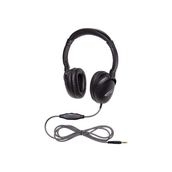 Picture of Califone NeoTech Plus 1017AV - Headphones - full size - wired - 3.5 mm jack - matte black