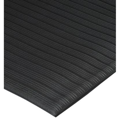 Picture of Genuine Joe Air Step Anti-Fatigue Mat, 3ft x 60ft, Black