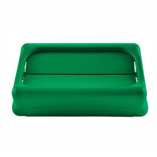 Picture of Rubbermaid Slim Jim Swing Lid, 5inH x 13-7/16inW x 20-1/2inD, Green