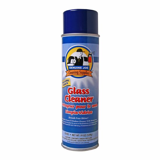 Picture of Genuine Joe Glass Cleaner Aerosol Spray, 19 Oz Can